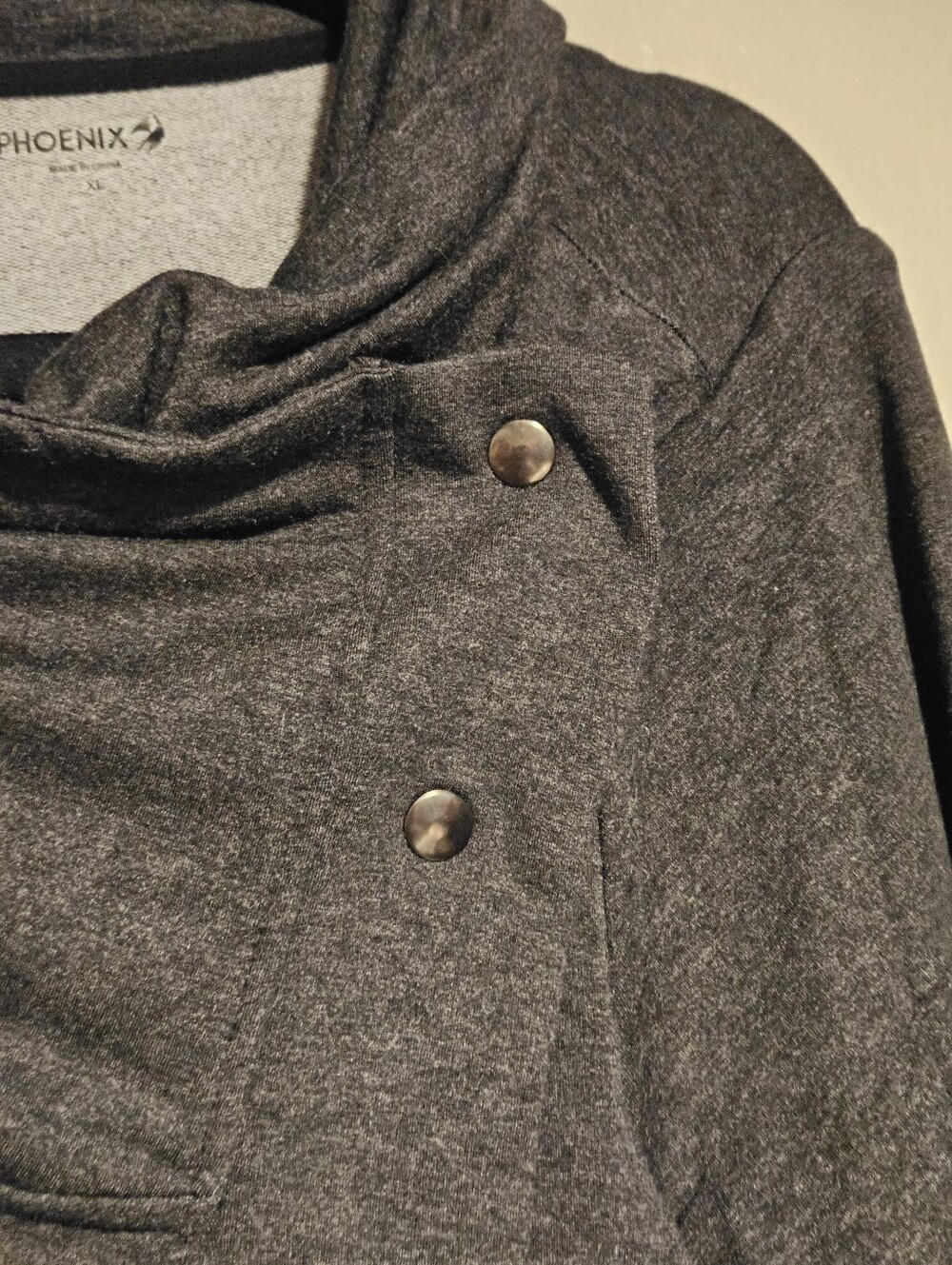 Phoenix Florence Cozy Draped Cowl-Neck Top Size X-Large NWT - Picture 9 of 11